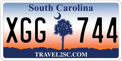 SC license plate XGG744