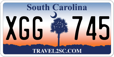SC license plate XGG745