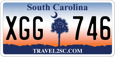 SC license plate XGG746