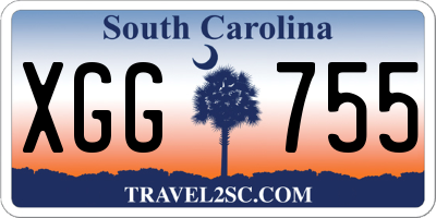 SC license plate XGG755