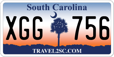 SC license plate XGG756