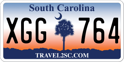 SC license plate XGG764