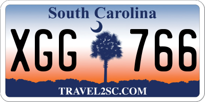 SC license plate XGG766