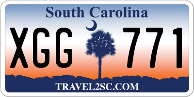 SC license plate XGG771