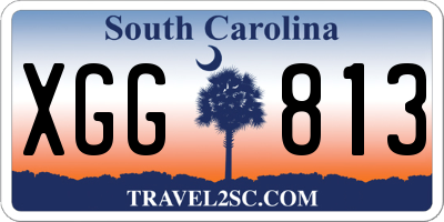 SC license plate XGG813