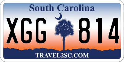 SC license plate XGG814