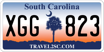 SC license plate XGG823