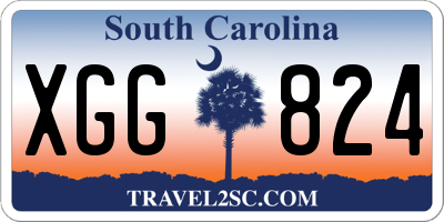SC license plate XGG824