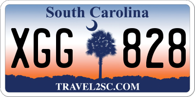 SC license plate XGG828