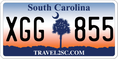 SC license plate XGG855