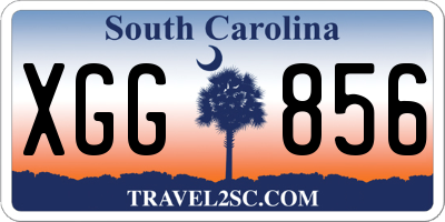 SC license plate XGG856