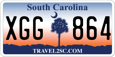 SC license plate XGG864