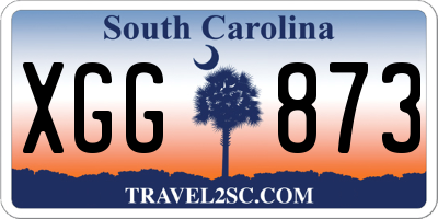 SC license plate XGG873