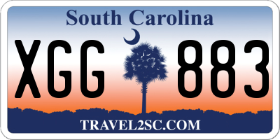 SC license plate XGG883
