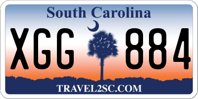 SC license plate XGG884
