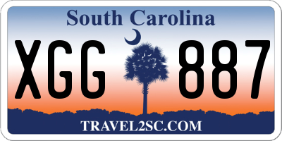SC license plate XGG887