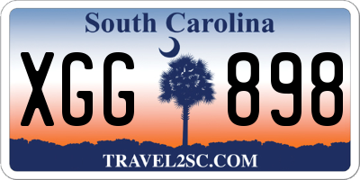 SC license plate XGG898