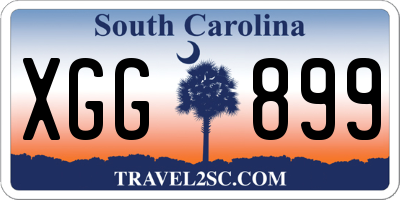 SC license plate XGG899
