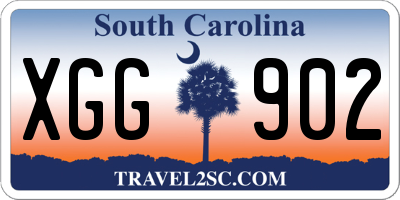 SC license plate XGG902