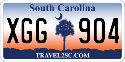 SC license plate XGG904