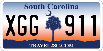 SC license plate XGG911