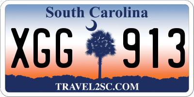 SC license plate XGG913