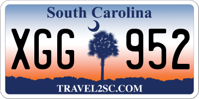SC license plate XGG952