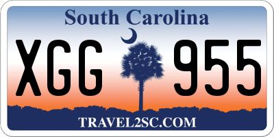 SC license plate XGG955