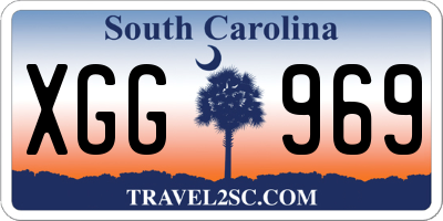 SC license plate XGG969
