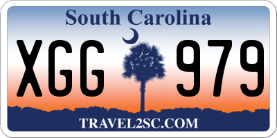 SC license plate XGG979