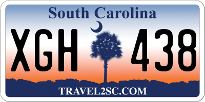 SC license plate XGH438