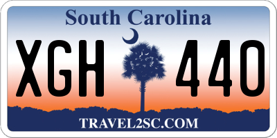 SC license plate XGH440