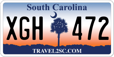SC license plate XGH472