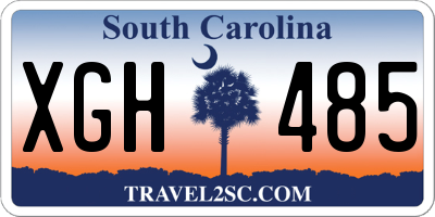SC license plate XGH485