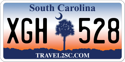 SC license plate XGH528