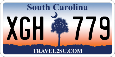 SC license plate XGH779
