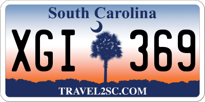 SC license plate XGI369