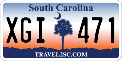 SC license plate XGI471