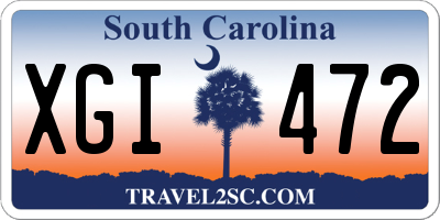 SC license plate XGI472