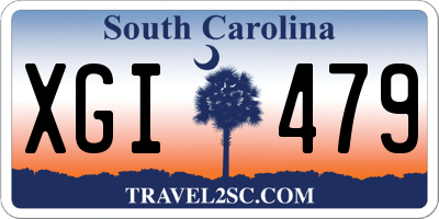 SC license plate XGI479