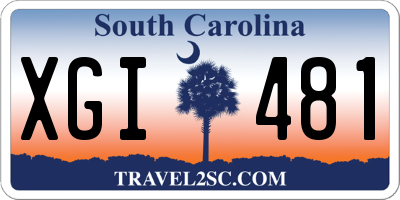 SC license plate XGI481