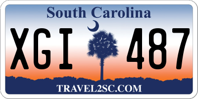 SC license plate XGI487