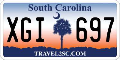 SC license plate XGI697