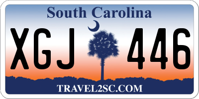 SC license plate XGJ446