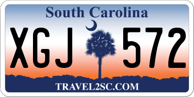 SC license plate XGJ572