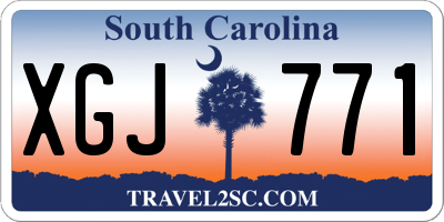 SC license plate XGJ771