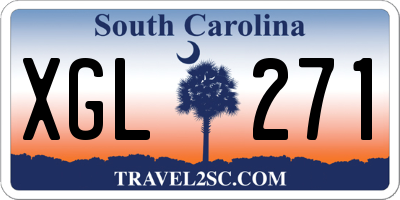 SC license plate XGL271