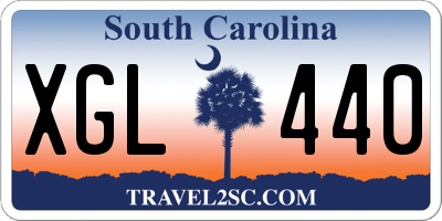 SC license plate XGL440