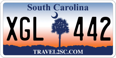 SC license plate XGL442