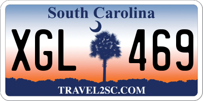 SC license plate XGL469